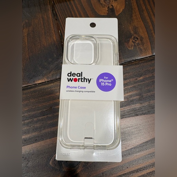 Deal Worthy Other - Transparent Phone Case for iPhone 15 Pro